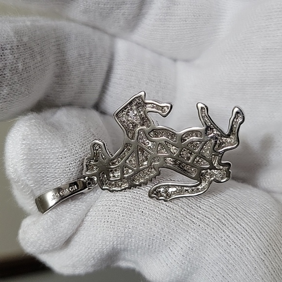 Swarovski Silver Horse Pendant - Picture 8 of 10
